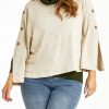 Coats & Jackets bird keepers | The Easy Wear Knit Poncho Sand