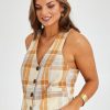 Coats & Jackets boho bird | Ready And Able Ed Vest Check