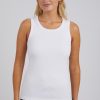 Tops Elm | Fundamental Rib Crew Tank