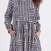 Dresses Elm | Bauhaus Dress Navyoat
