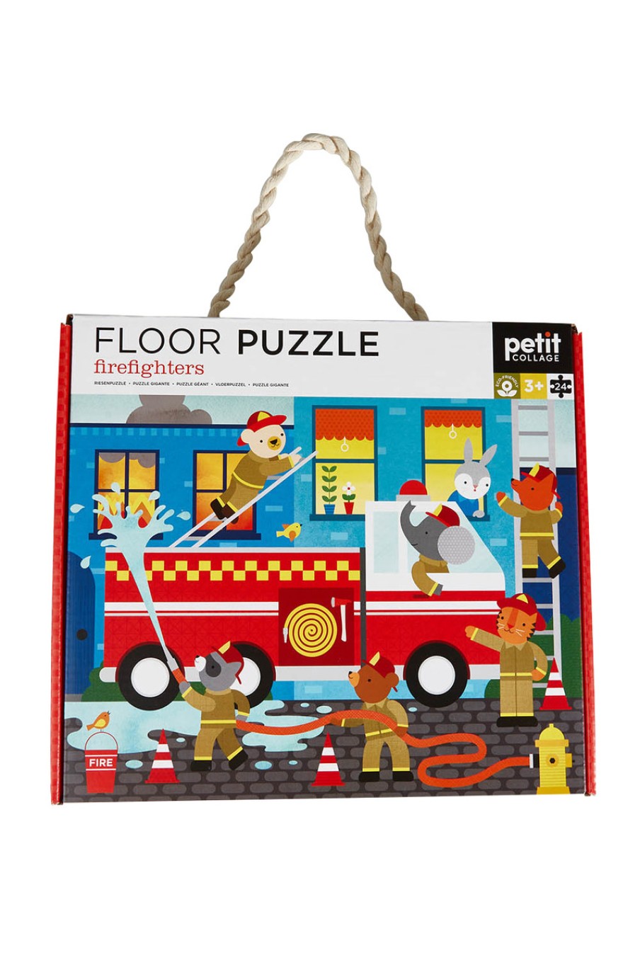 Accessories IS Gifts | Firefighters Floor Puzzle Red