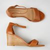 Shoes Diana Ferrari | Sango Leather Heel Dktan