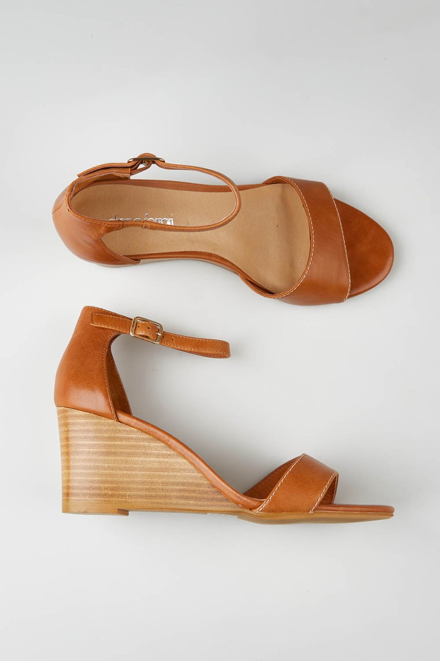 Shoes Diana Ferrari | Sango Leather Heel Dktan