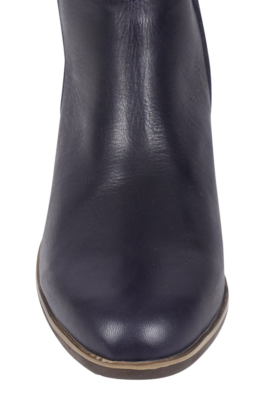 Shoes Bueno | Trisha Leather Calf Boot Navy