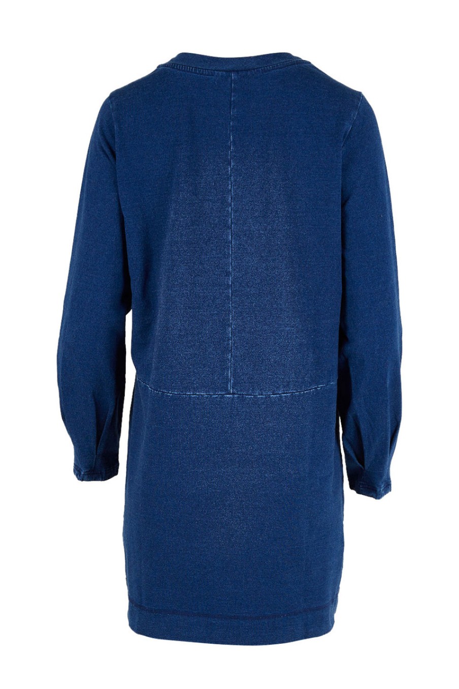 Tops Thought | Organic Cotton Denim Jersey Tunic Indigo