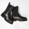 Shoes Human Premium | Dacia Leather Pull On Boot Black