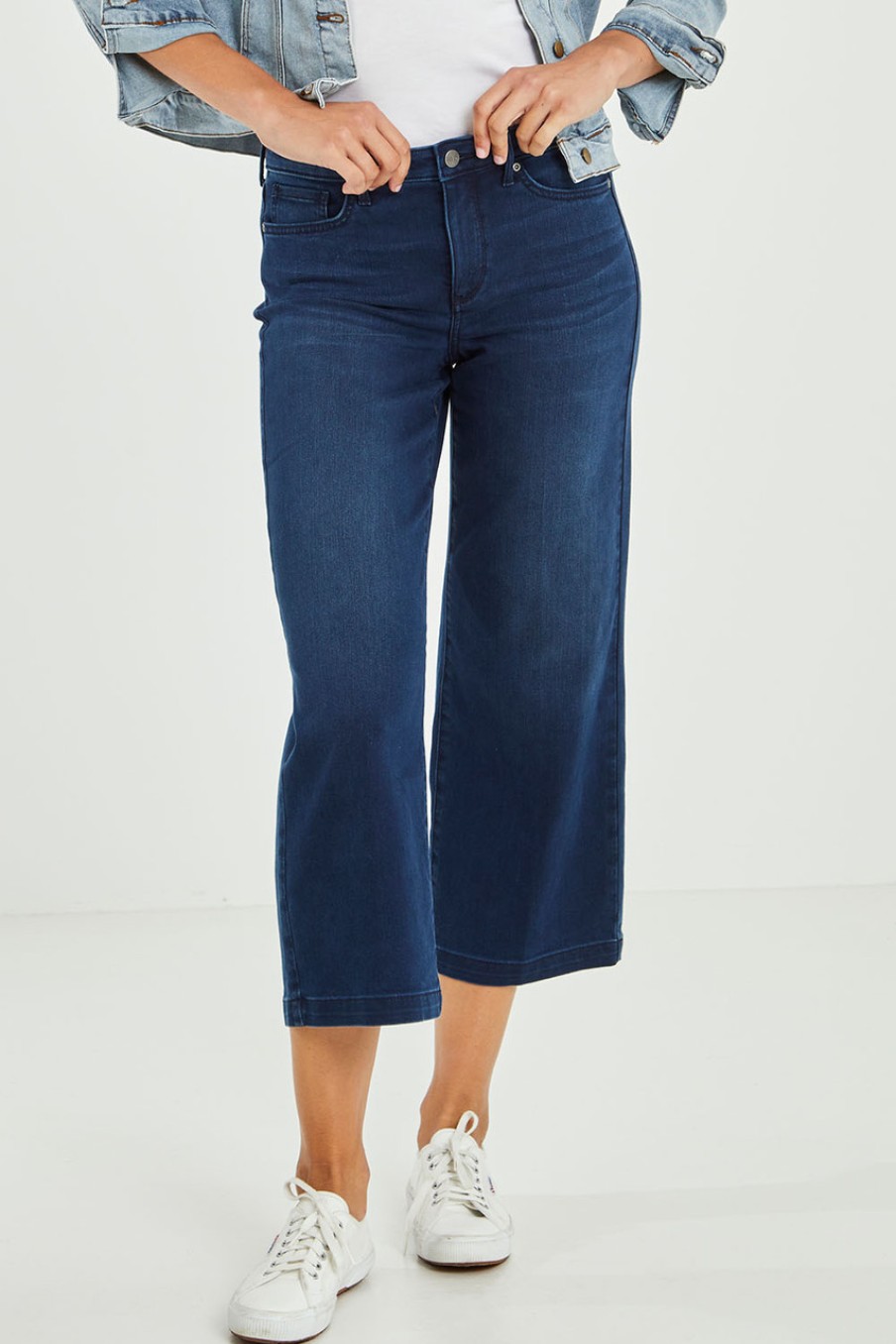 Jeans Not Your Daughters Jeans | Teresa Wide Leg Ankle Jean Bridgwater