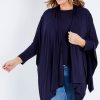 Tops Whispers | Relaxed Bamboo Drape Wrap