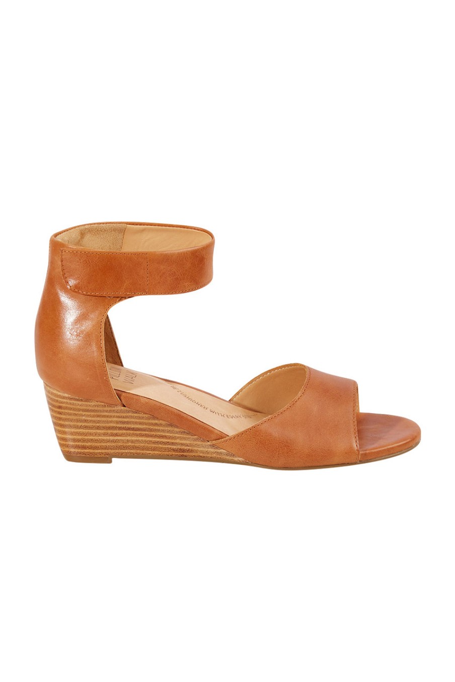 Shoes Ziera | Kazza Leather Wedge Tan