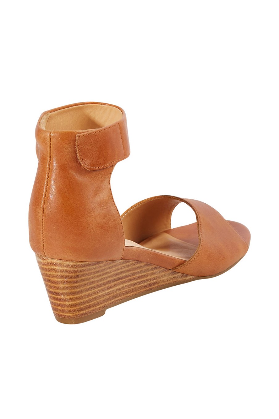 Shoes Ziera | Kazza Leather Wedge Tan