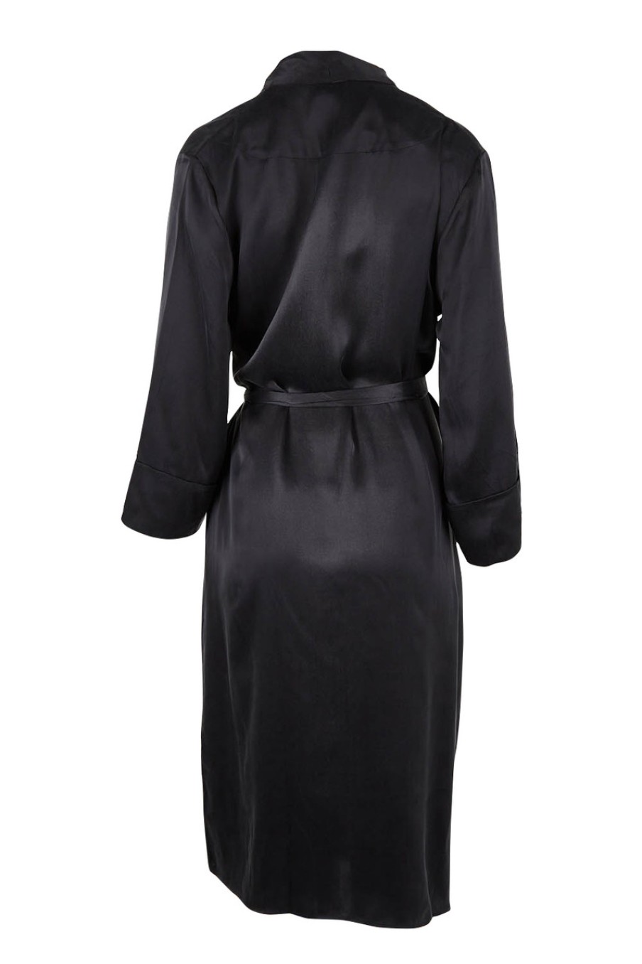 Lingerie & Sleepwear Papinelle | Audrey Silk Long Robe Black