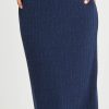 Skirts Belle bird | Belle Classic Knit Midi Skirt Navymarle