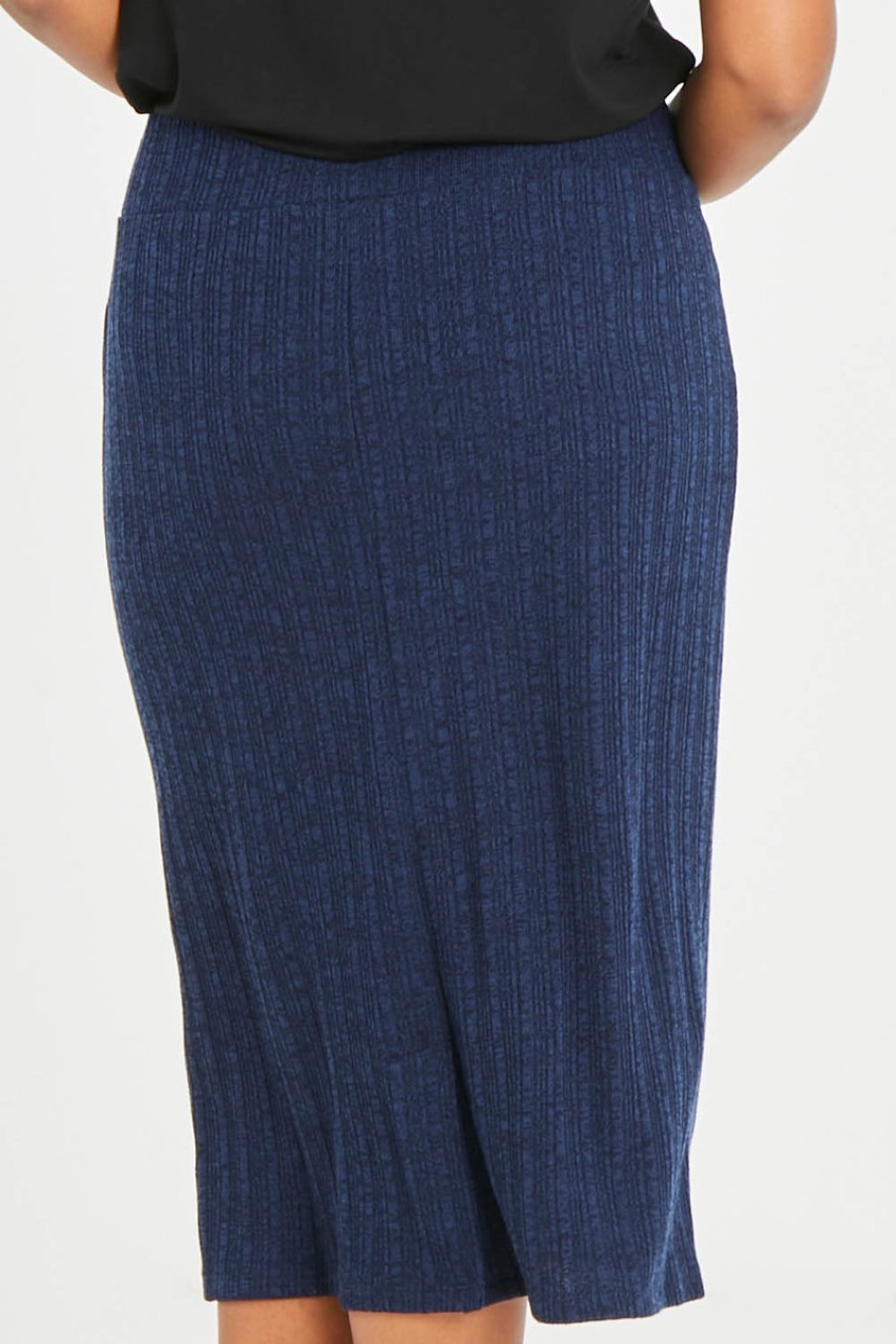 Skirts Belle bird | Belle Classic Knit Midi Skirt Navymarle