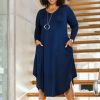 Dresses Belle bird | Belle Panelled High Low Dress Navy