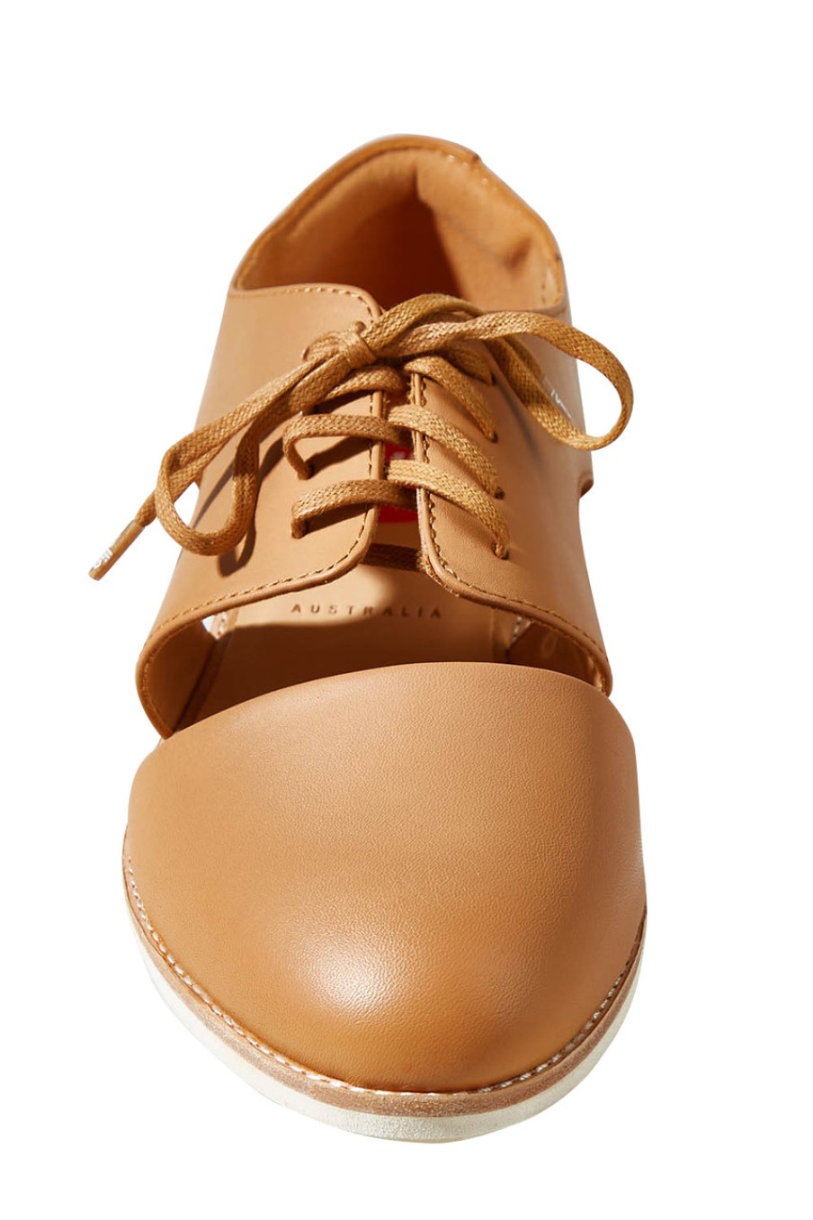 Shoes Rollie | Derby Cutout Flat Tan