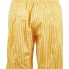 Shorts bird keepers | The Cotton Striped Walk Short Camelwhite