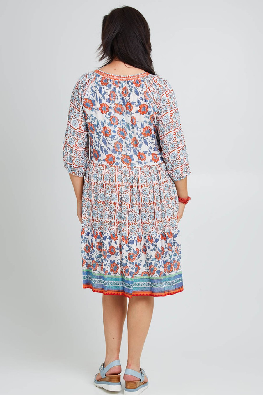 Dresses Sea Bird | Cocora Beach Dress Bluered