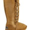 Shoes Emu Australia | Platinum Sheepskin Hi Lace Boot Chestnut