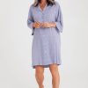 Lingerie & Sleepwear Florence Broadhurst | Basketweave Sleepshirt Dusk