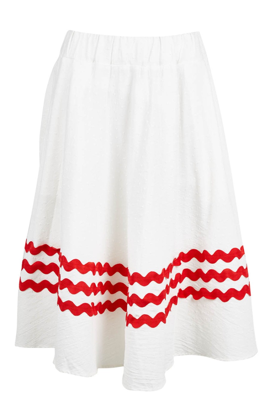 Skirts handpicked by birds | Ric Rac Detail Skirt Redricrac