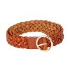 Accessories Loop Leather Co | Catrina Woven Leather Belt