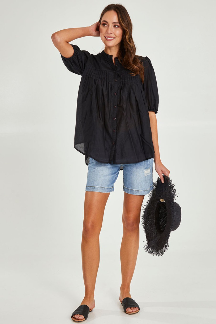 Tops Holiday | Maya Shirt Black