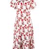 Dresses boho bird | Thats A Wrap Printed Cotton Dress Whitefleur