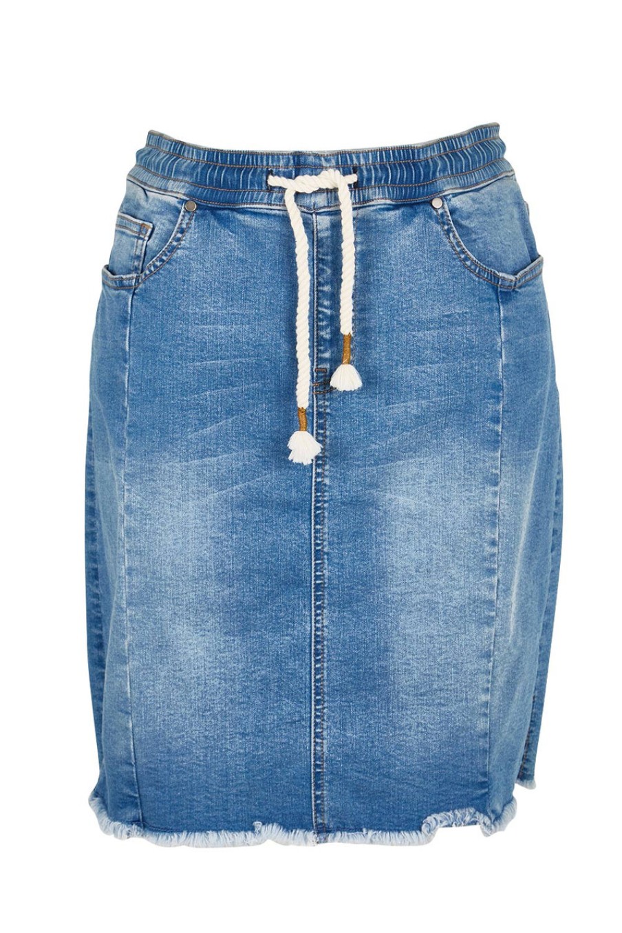 Skirts Foxwood | Dixie Skirt Denim