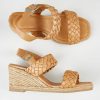 Shoes Human Premium | Golela Woven Espadrille Wedge Natural