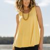 Tops bird keepers | The Bamboo Crew Neck Swing Tank