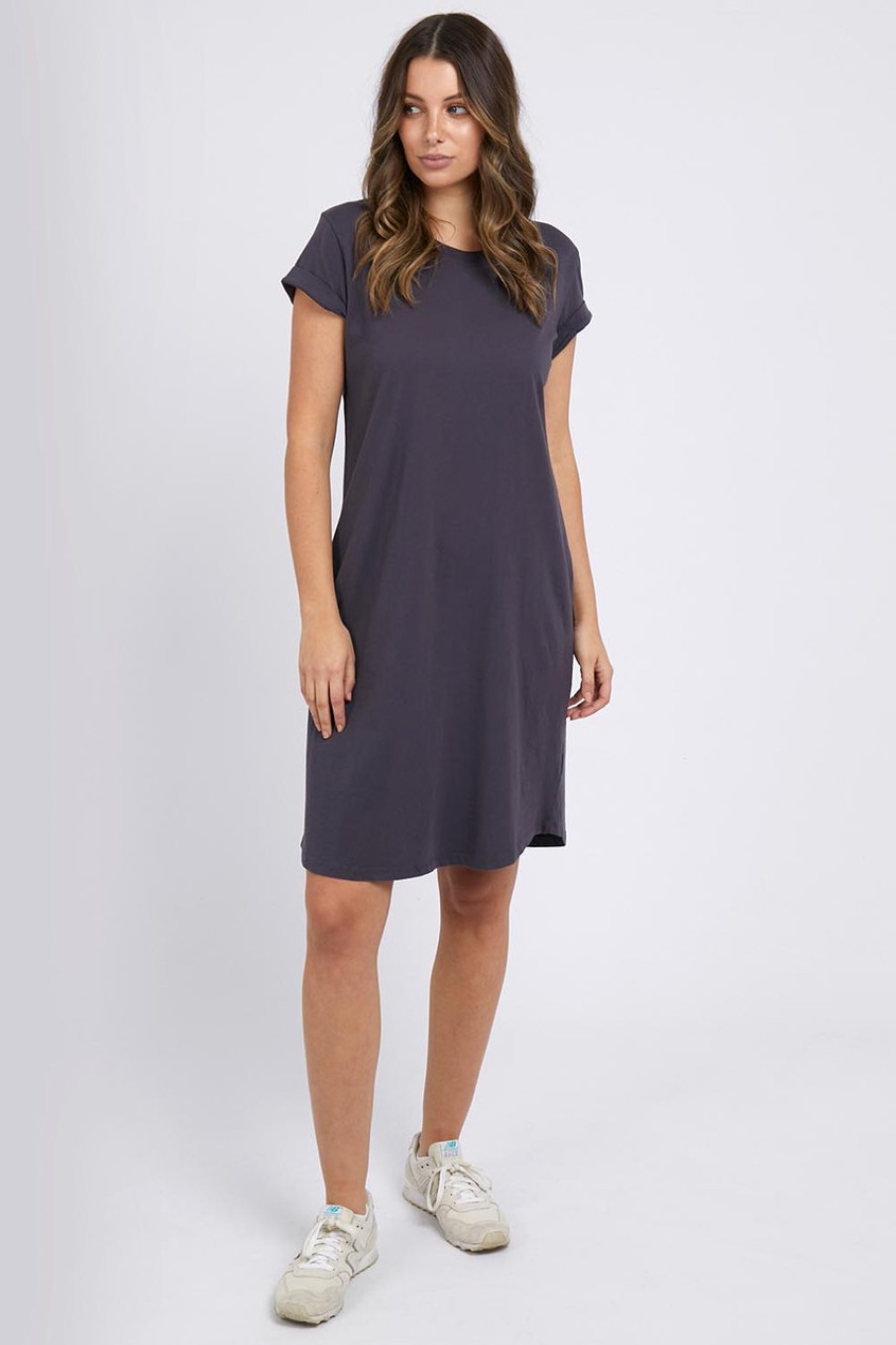 Dresses Foxwood | Elements Manly Tee Dress Coal