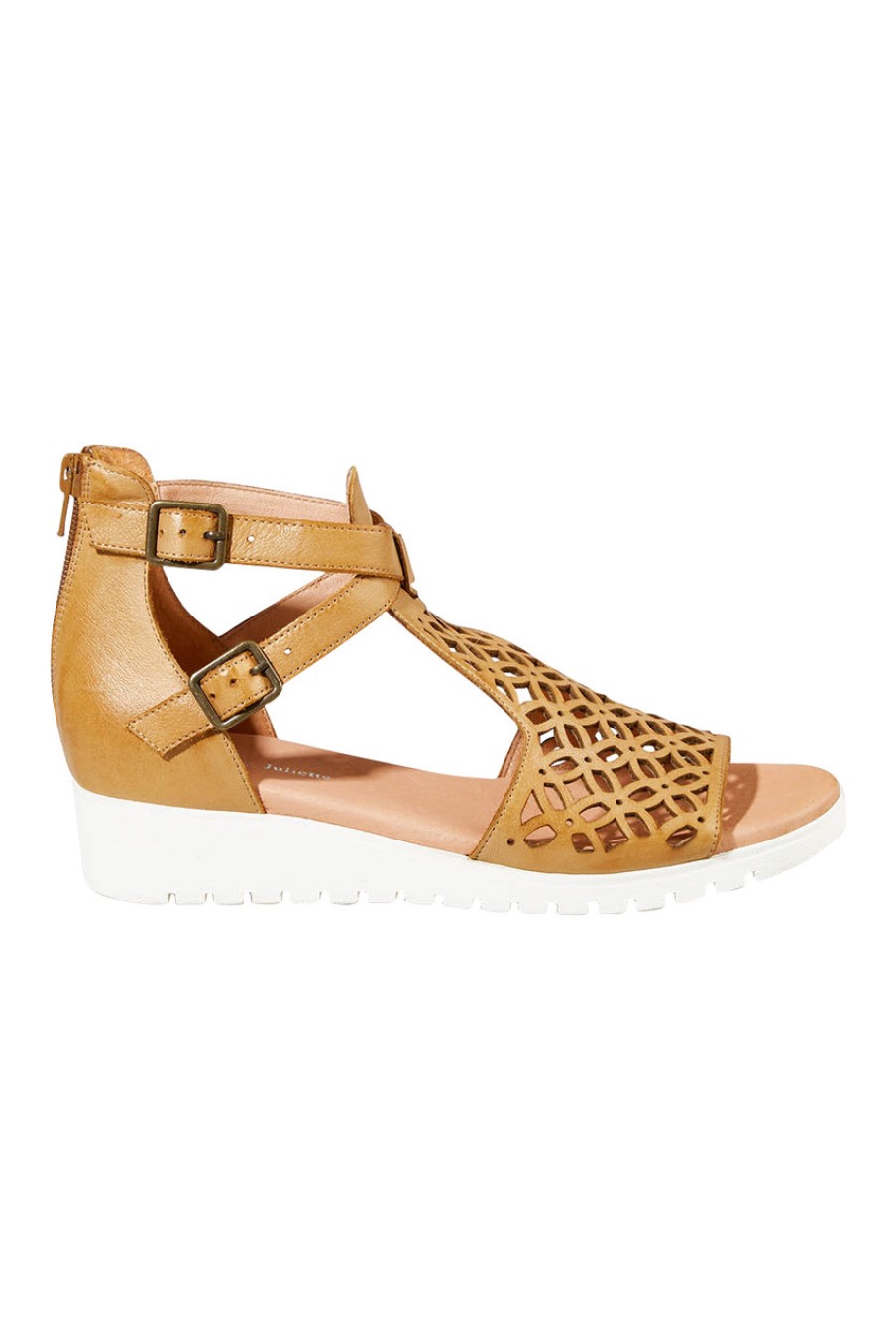 Shoes Django & Juliette | Minos Leather Sandal Darktan