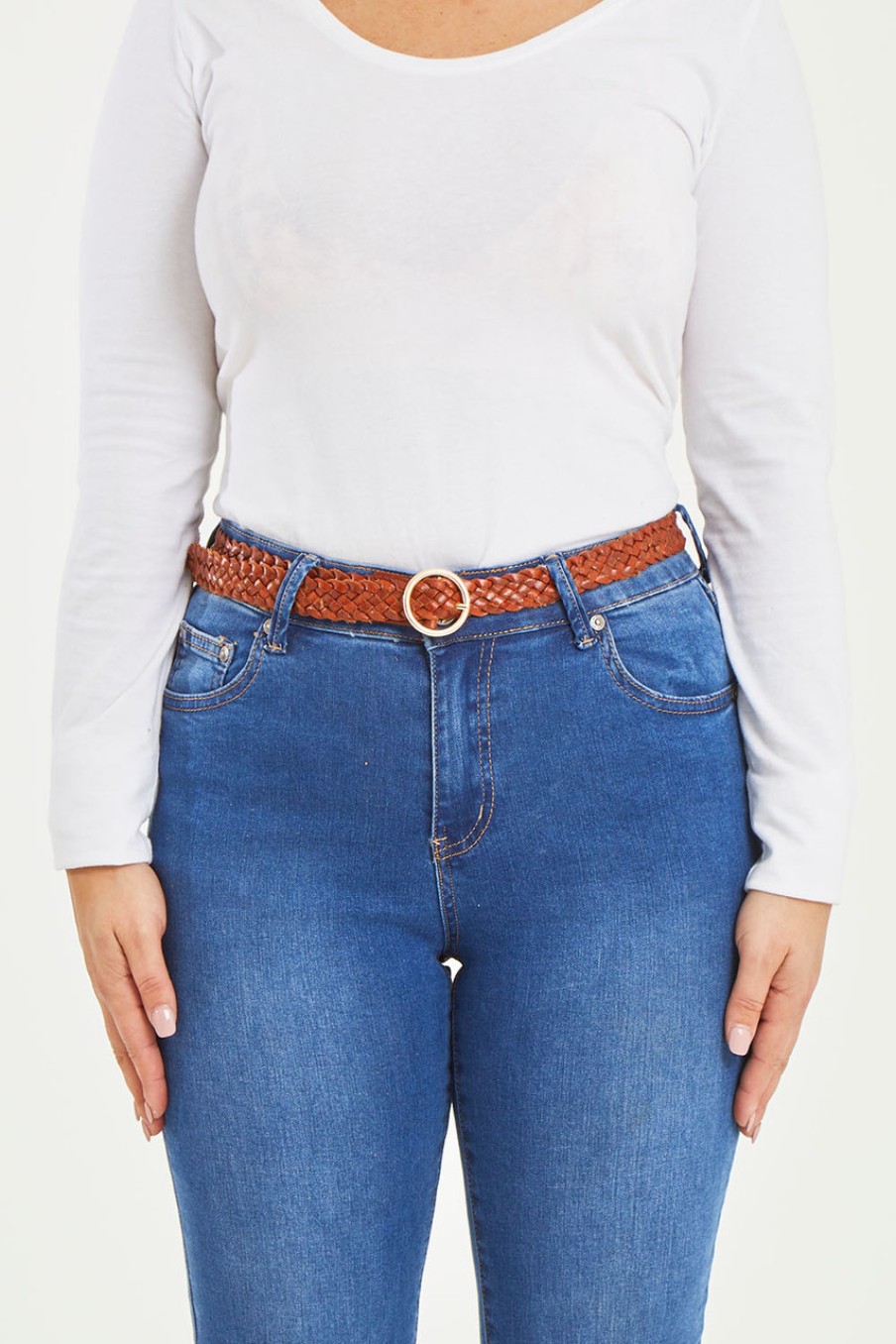 Accessories Loop Leather Co | Catrina Woven Leather Belt