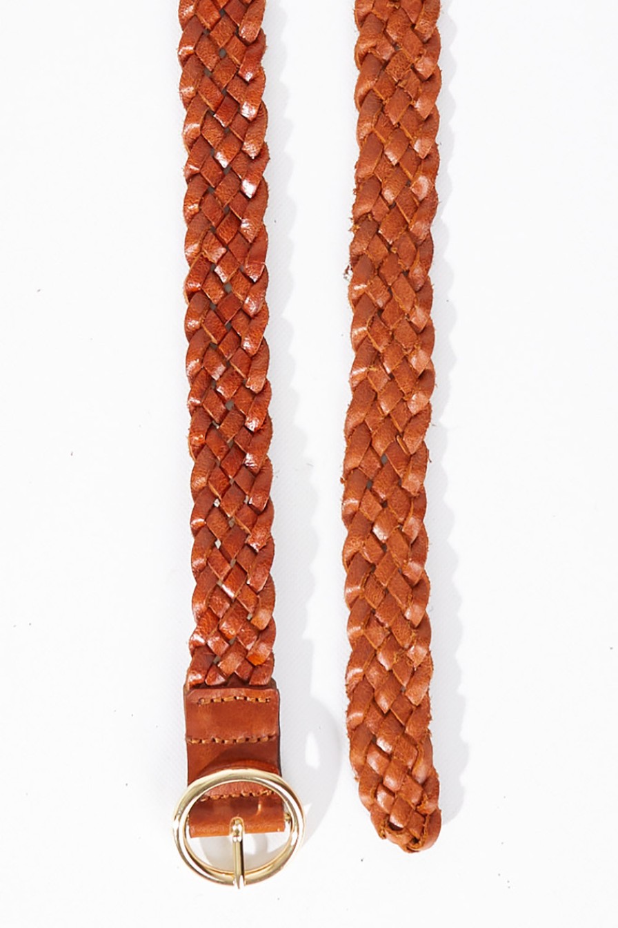 Accessories Loop Leather Co | Catrina Woven Leather Belt