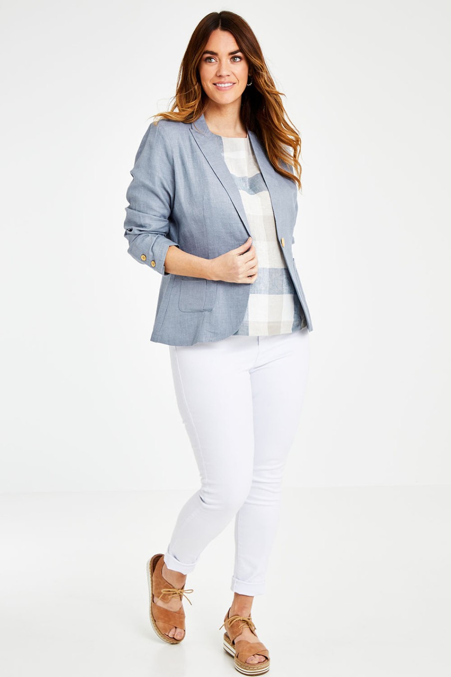 Coats & Jackets Natural for birds | Cotton Linen Blazer