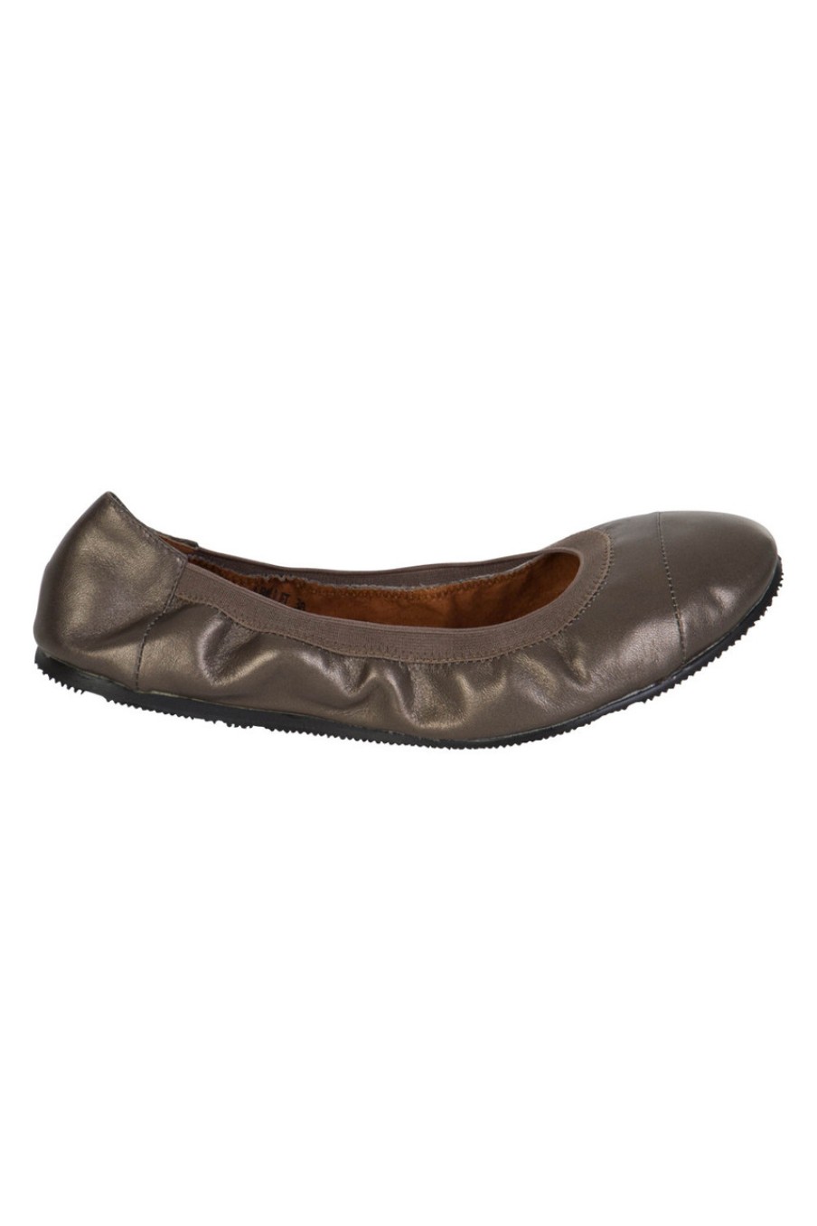 Shoes Walnut | Ava Leather Flat